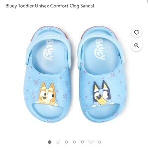 Bluey Toddler Unisex Comfort Clog Sandal - Blue